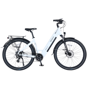 Waka Invisible Hub Drive Step-Thru E-Bike - White