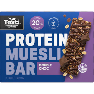 Nutrition: Tasti Double Choc Protein Muesli Bar 5 x 35g