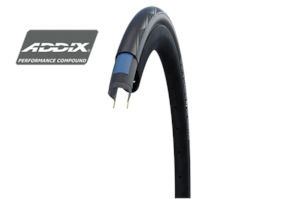 Road Tyres: Schwalbe Tyre Durano DD Performance Folding Graphite Sidewall