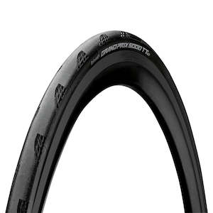 Road Tyres: Continental GP5000 TT TR Tubeless Tyre - Black/Black