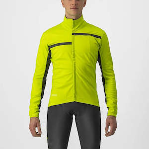 Castelli Jacket Transition 2 Electric Lime/Dark Gray-Black Reflex