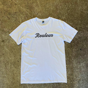 Merchandise: Rouleur Casual Clothing Tee with Logo Mens White