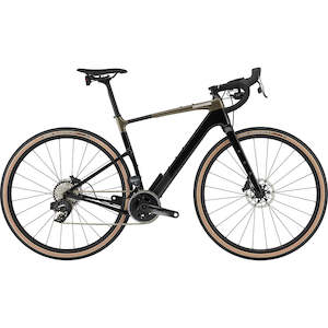 Gravel Cyclocross: Cannondale Topstone Carbon 1 RLE Black Pearl/ with Meteor Grey