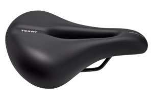 Saddles: Terry Saddle Anatomica Men's Black City