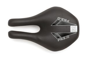 Saddles: ISM PR 3.0 Black L-235 / W-145 Satin Steel Rails Saddle