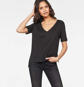 T-Shirt: G-STAR W's Ovvela Tee 'Black'