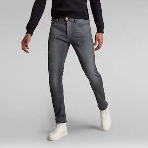 Mens Jeans: G-STAR 3301 Slim Loomer 'Dark Aged'