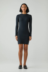 Tops: NEUW Jonesy Long Sleeve Dress 'Black'
