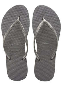 Accessories: HAVAIANA Slim Jandal 'Steel'