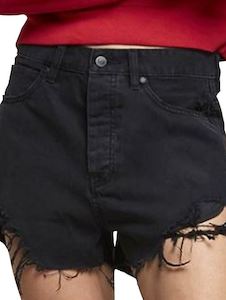 Womens Shorts: Lee - Riot Short 'Lunar Black'