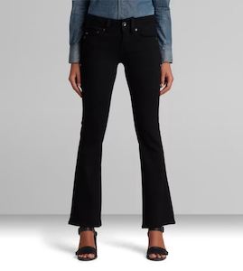 G Star Womens: G-STAR Midge Saddle Bootcut 'Black'