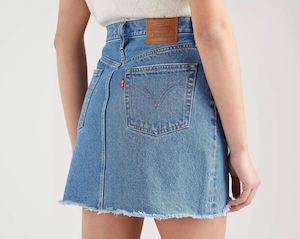 Levis Womens: LEVI'S High Deconstructed Skirt 'Plains'