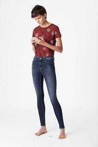 Mavi Womens: MAVI Alissa Skinny Jeans 32in leg Mid Blue