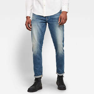 Extra Leg Length: G-STAR 3301 Straight Tapered ‘Vintage Azure’