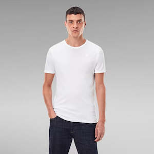 G-STAR Base Plain Tee Crew Neck 'White'