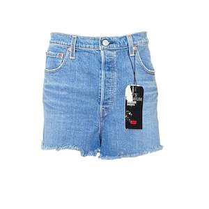 Womens Shorts: LEVIS Ribcage Short 'Oasis'