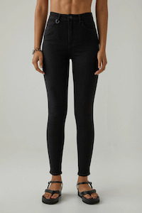 Womens Jeans: NEUW Marilyn High Skinny ‘Blackest Silk’