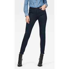 Womens Jeans: G-STAR Shape Hi Skinny 'Deep Blue'