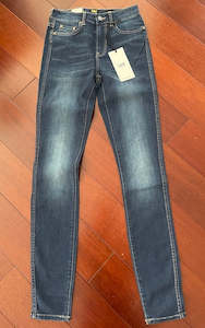 Womens Jeans: Lee Women's Mid Licks Jeans 'Strike Blue'