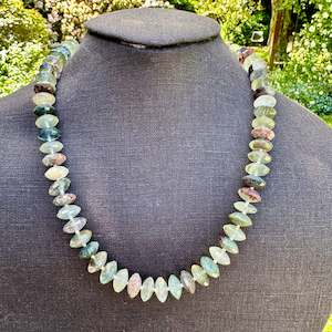 925 Silver: Phantom quartz necklace