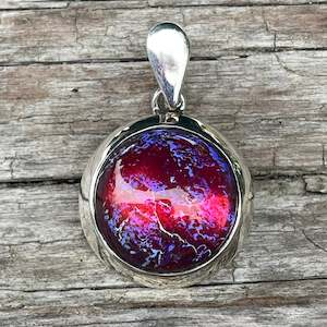Small Vintage dragons breath pendant