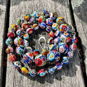 Vintage Venetian Millefiore necklace