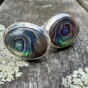 Mens Jewellery: Paua shell cufflinks