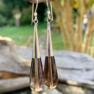 Frontpage Collection: Smoky Quartz Drop Earrings
