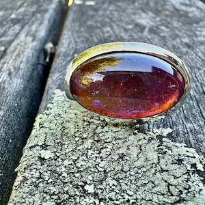 Vintage Glass: Vintage dragons breath ring