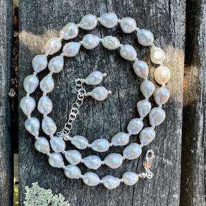 Baroque freshwater pearl necklace