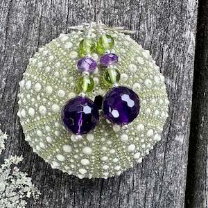 Shop All: Amethyst & peridot earrings