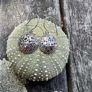 Small sterling silver earrings