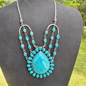 Huge turquoise necklace