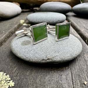Shop All: New Zealand greenstone cuff links