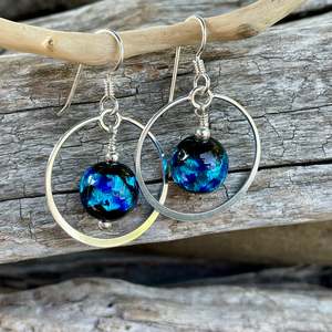 Japanese lampwork earrings