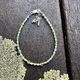peridot & tiny freshwater pearl bracelet