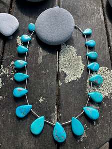Turquoise drop necklace