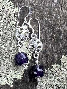 Amethyst earrings