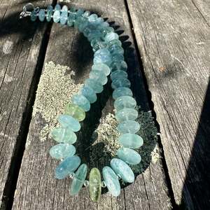 Brazilian aquamarine necklace