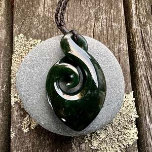 Shop All: Dark NZ greenstone rau kumara koru
