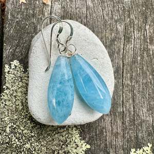 Aquamarine drop earrings