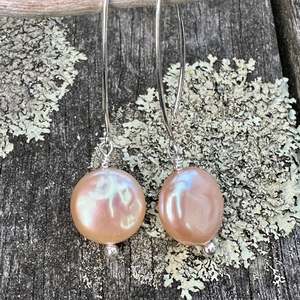 Apricot coin pearls