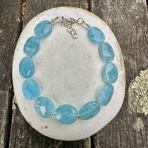 Shop All: Faceted aquamarine bracelet