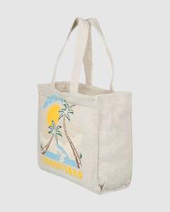 Womens Collection On The Beach: Womens Drink The Wave Tote Bag