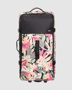 Womens Big Souvenir Large Wheelie Suitcase 85 L