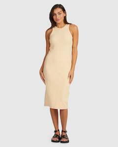 Womens Midi Dresses: Womens Baseline Midi Dress Dress
