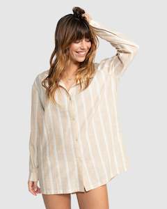 Womens Beach Dresses: Womens New Blue Riptide Cover-up