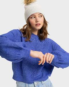 Womens Jumpers: Womens Vip Cozy Lounge Crew Neck