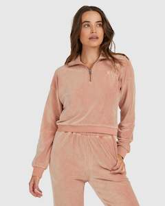 Womens Fleece Jumpers: Womens Millie Half Zip Fleece Polar