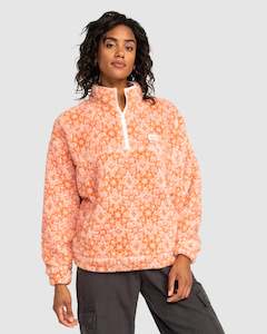 Womens Fleece Jumpers: Womens Jive Talking Half Zip Polar Fleece